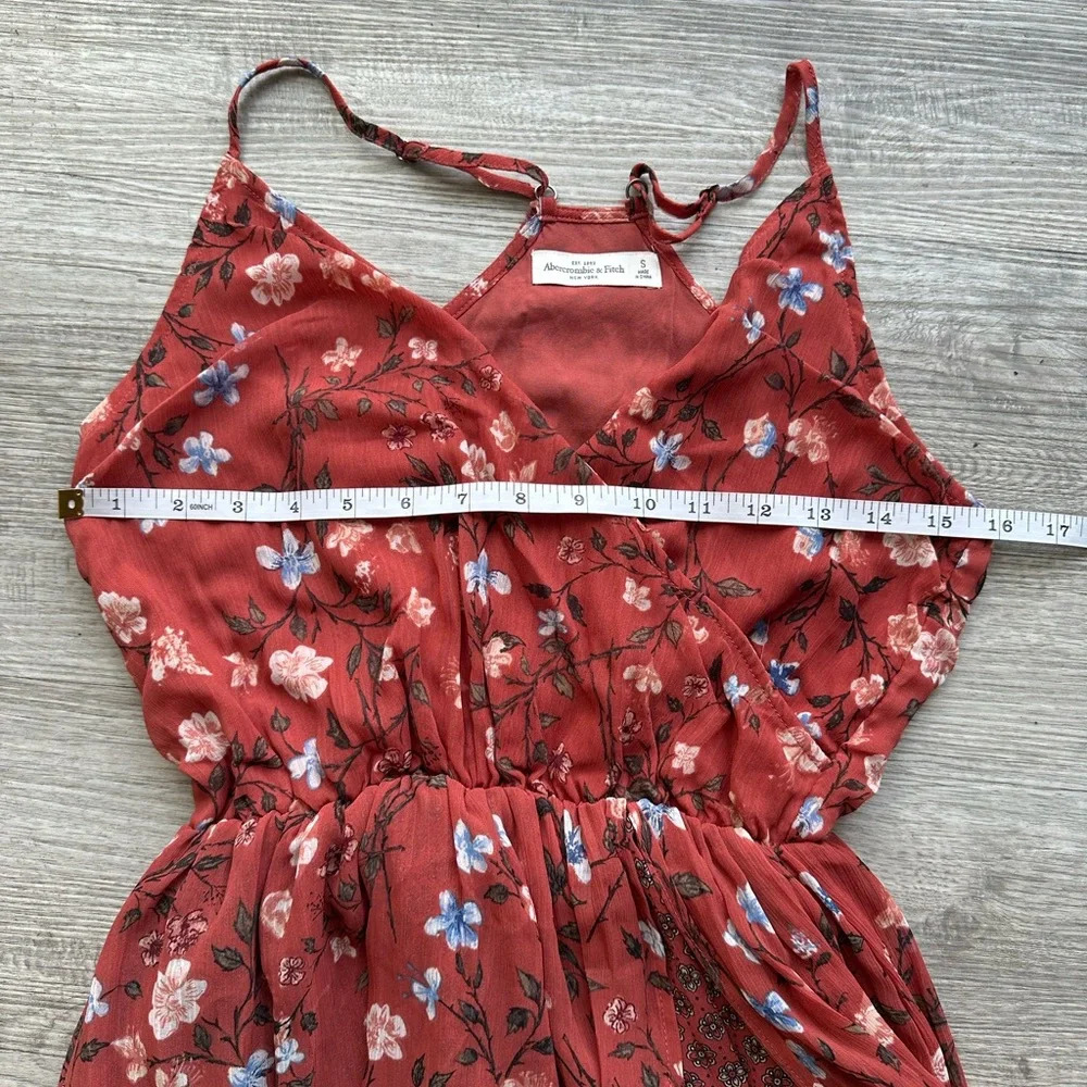 Stunning Abercrombie & Fitch floral maxi dress two floral patterns boho  Sz S - Picture 2 of 6